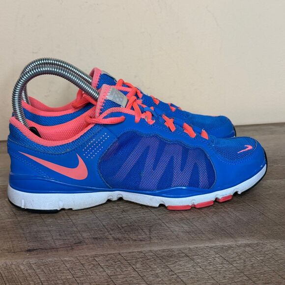 Nike Shoes Womens Size 6.5 Breathe Flex Trainer 2 Low Sneakers 511332-400 Blue - Picture 1 of 7